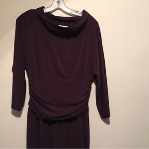 Size 12 burgundy dress good condition